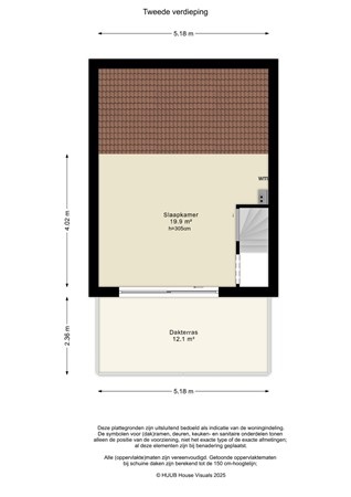 Floorplan - Harderwijkstraat 21, 8244 DA Lelystad
