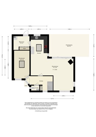 Floorplan - Gaasterland 8, 8245 CG Lelystad