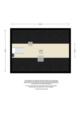 Floorplan - Oldengaerde 38, 8226 RZ Lelystad