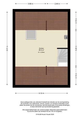 Floorplan - Plantage 23, 8212 VB Lelystad