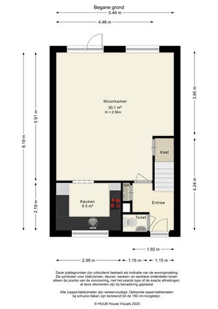 Floorplan - Botter 42 10, 8243 JA Lelystad