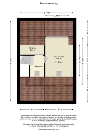 Floorplan - Rozengaard 18 8, 8212 DP Lelystad