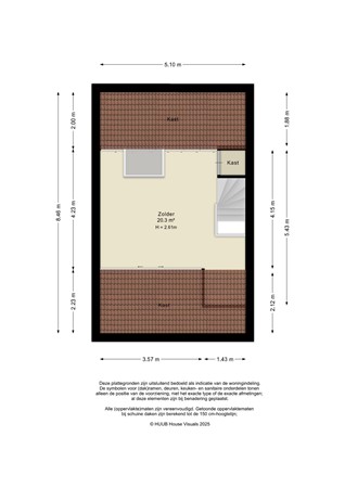 Floorplan - Horst 12 11, 8225 LC Lelystad