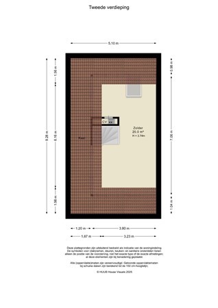 Floorplan - Beukenhof 59, 8212 EG Lelystad