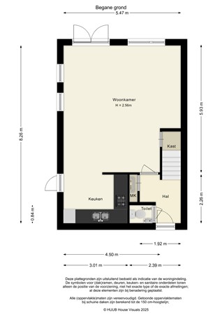 Floorplan - Botter 41 29, 8243 KZ Lelystad