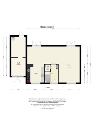 Floorplan - Roderveld 52, 8219 CB Lelystad