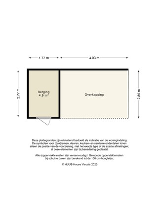 Floorplan - Tjalk 35 28, 8232 MR Lelystad