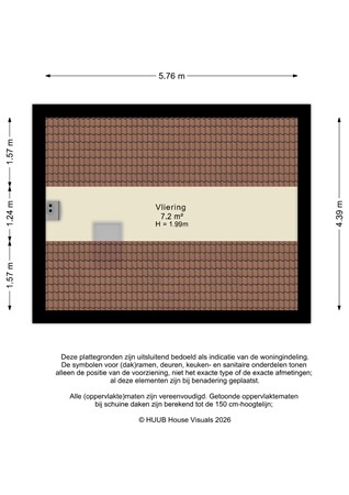 Floorplan - Horst 25 53, 8225 ML Lelystad