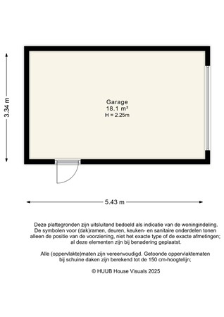 Floorplan - Wijngaard 45, 8212 CC Lelystad