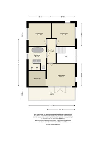 Floorplan - Parnassialaan 194, 8245 HD Lelystad