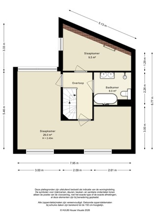 Floorplan - Schieland 14, 8245 GH Lelystad