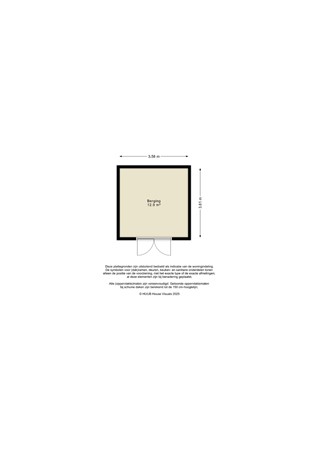 Floorplan - Gaasterland 8, 8245 CG Lelystad