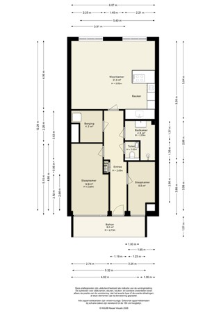 Floorplan - Agoraweg 141, 8224 BZ Lelystad