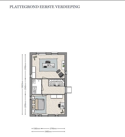 Floorplan - Duin en Water bnr 121 Levensloop-woning, 8242 RJ Lelystad