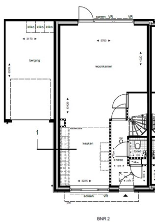 Floorplan - De Elzen 8, 8245 KB Lelystad