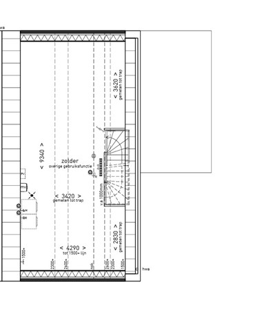 Floorplan - Langeoog bnr 10: 2^1kap woning, 3894 LB Zeewolde