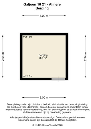 Floorplan - Galjoen 10 21, 8243 MH Lelystad