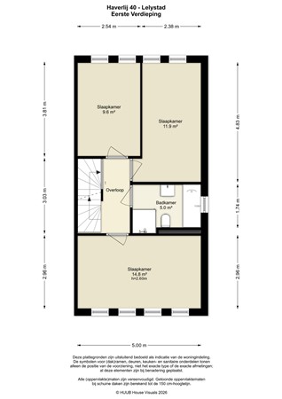 Floorplan - Haverlij 40, 8219 DA Lelystad