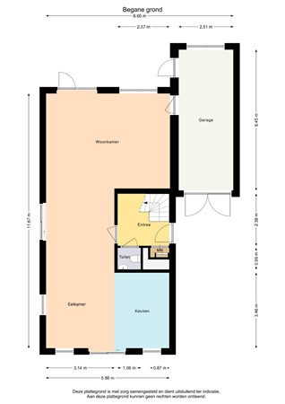 Floorplan - Bosorchidee 25, 8245 LV Lelystad