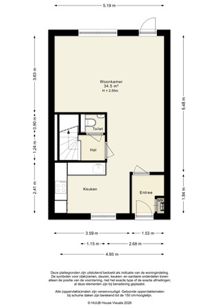 Floorplan - Kamp 10 14, 8225 GE Lelystad