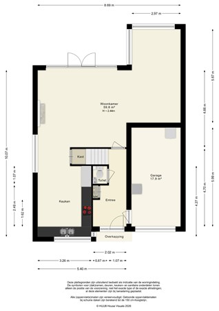 Floorplan - Montferland 10, 8245 BM Lelystad
