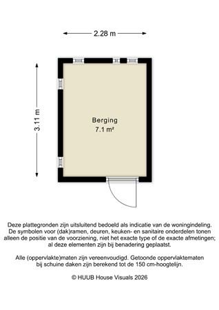 Floorplan - De Veste 12 72, 8231 JX Lelystad