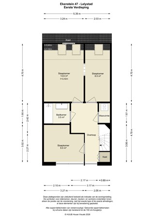 Floorplan - Ekenstein 47, 8226 RH Lelystad