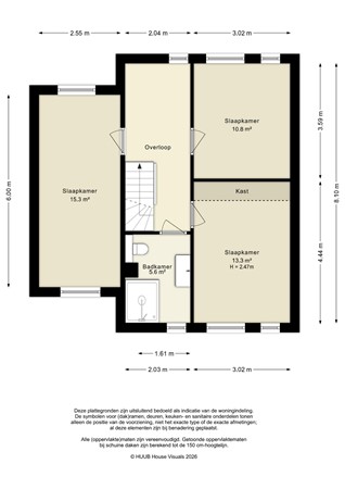 Floorplan - Zevenwouden 40, 8245 CC Lelystad