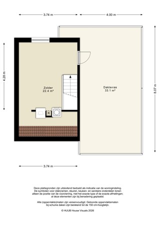 Floorplan - Zevenwouden 40, 8245 CC Lelystad