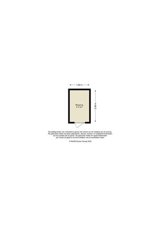 Floorplan - Schieveen, 8219 CH Lelystad
