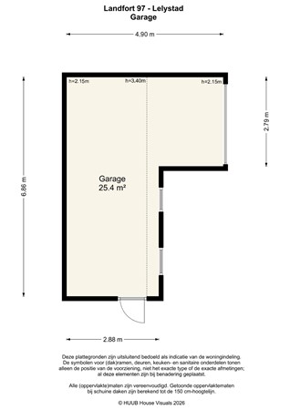 Floorplan - Landfort 97, 8219 AK Lelystad