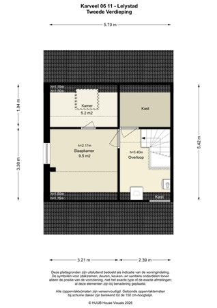 Floorplan - Karveel 06 11, 8231 AG Lelystad