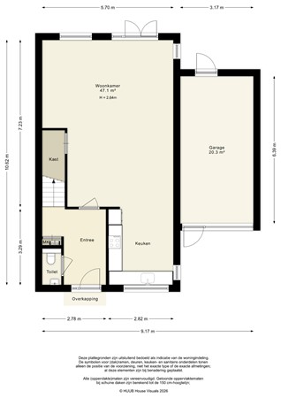 Floorplan - Schouw 54 58, 8232 XK Lelystad