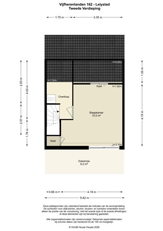 Floorplan - Vijfherenlanden 162, 8245 BD Lelystad