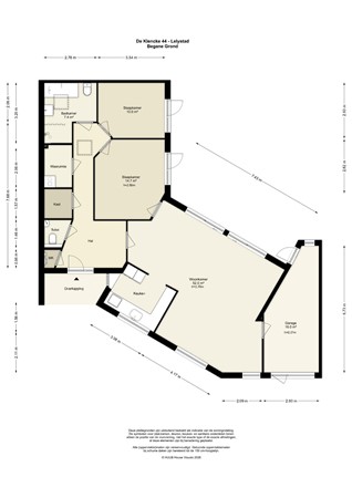 Floorplan - De Klencke 44, 8226 RX Lelystad