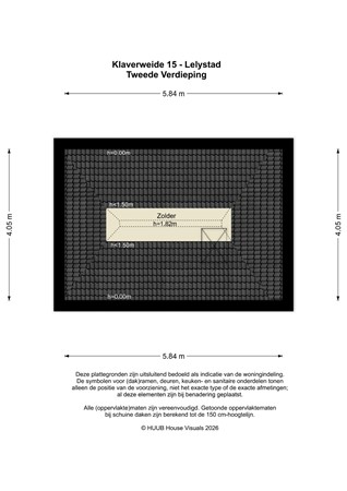 Floorplan - Klaverweide 15, 8219 DG Lelystad
