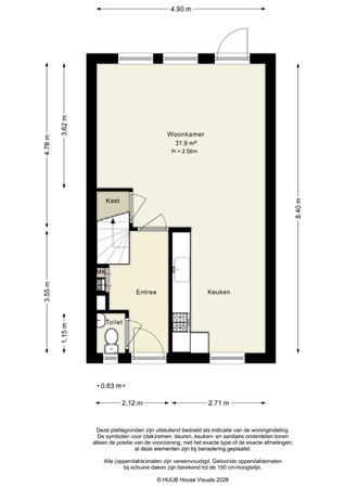 Floorplan - De Schans 10 29, 8231 KE Lelystad