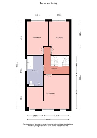 Floorplan - Bosorchidee 25, 8245 LV Lelystad