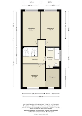 Floorplan - Akkerkers 1, 8245 LL Lelystad
