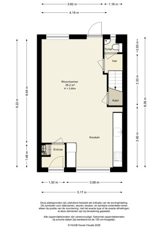 Floorplan - Purmer 8, 8244 AS Lelystad