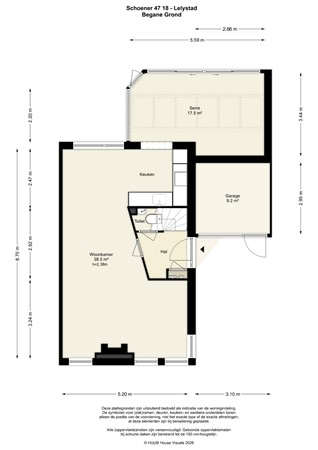 Floorplan - Schoener 47 18, 8243 XP Lelystad