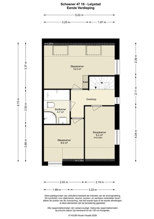 Floorplan - Schoener 47 18, 8243 XP Lelystad