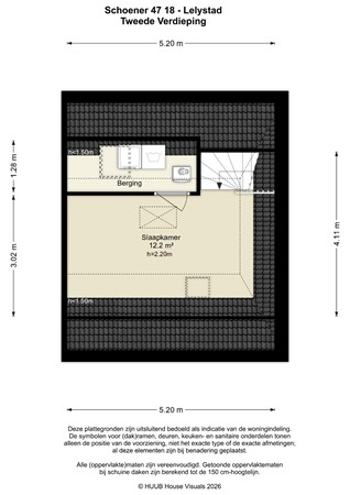 Floorplan - Schoener 47 18, 8243 XP Lelystad
