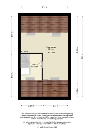 Floorplan - Kerseboomstraat 71, 1326 DH Almere