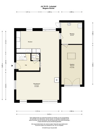 Floorplan - Jol 16 18, 8243 EB Lelystad