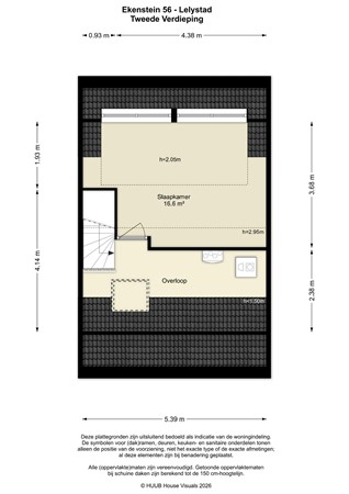 Floorplan - Ekenstein 56, 8226 RH Lelystad