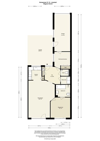 Floorplan - Kempenaar 01 15, 8242 BA Lelystad