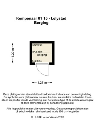 Floorplan - Kempenaar 01 15, 8242 BA Lelystad