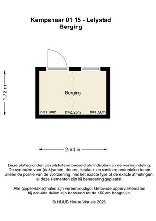 Floorplan - Kempenaar 01 15, 8242 BA Lelystad