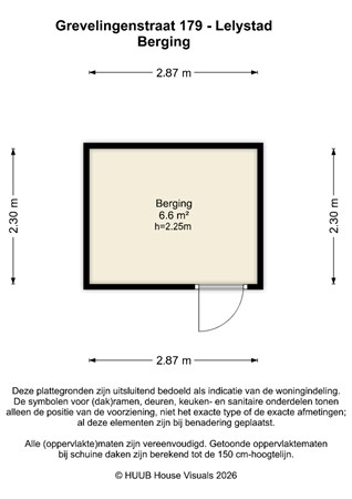 Floorplan - Grevelingenstraat 179, 8226 GD Lelystad